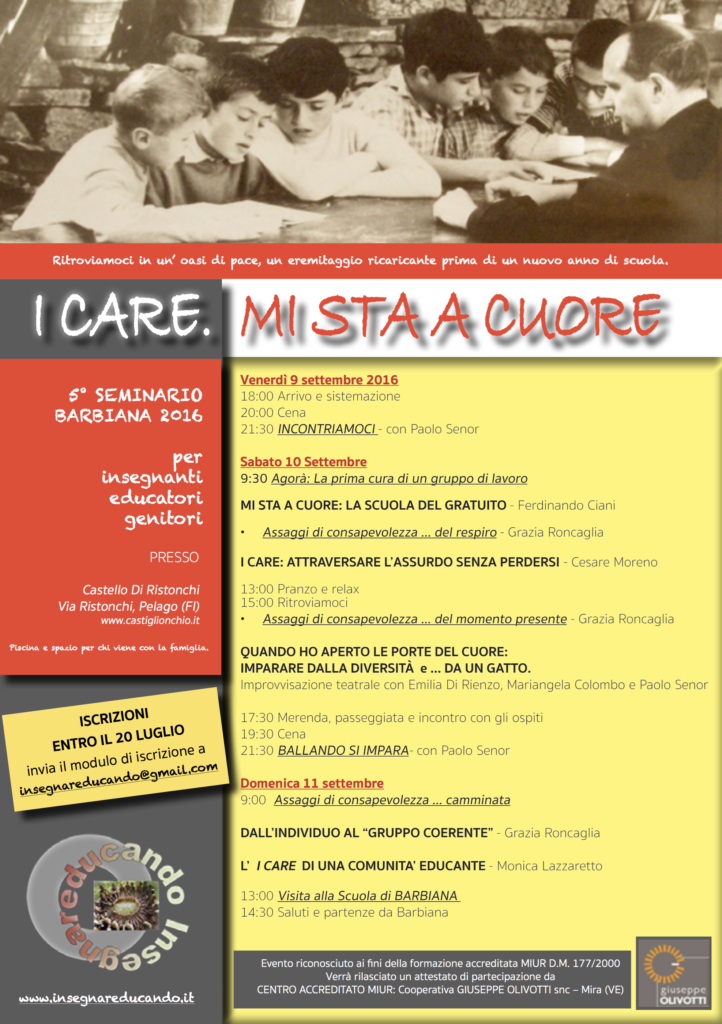 I CARE. MI STA A CUORE