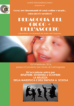 PEDAGOGIA DEL GIOCO E DELL'ASCOLTO